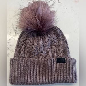 The North Face Oh Mega Fur Pom Beanie